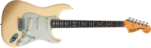 Іменна модель Yngwie Malmsteen Stratocaster виробництва компанії Fender зі скалопірованим грифом