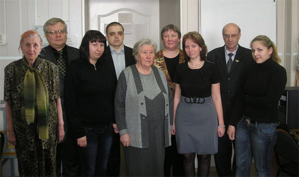 Андреева (2009) нагороджені нагрудним знаком Міністерства освіти і науки «Почесний працівник вищої професійної освіти РФ»