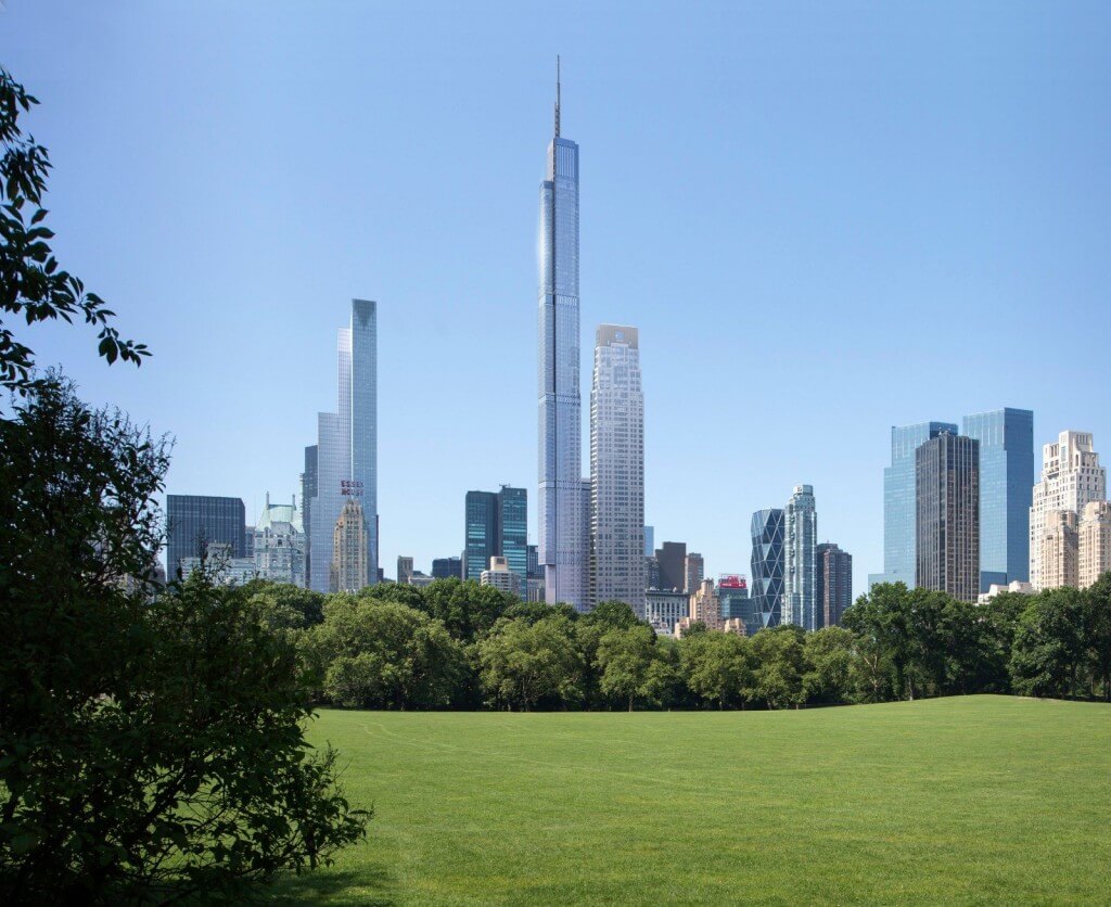 Найвищий з них 95-поверховий Nordstrom Tower, також відомий під ім'ям Central Park Tower або під своєю адресою: 217 West 57th Street