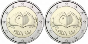 Мальтійська монета 2016 року «Храми Джгантії» в складі нумізматичного набору