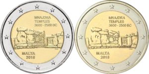 Мальтійська монета 2017 року «Солідарність через Мир» в закладці