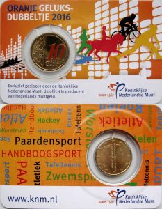 Нідерландські кольорові 10 центів 2014